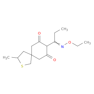 2-Thiaspiro[4.5]decane-7,9-dione, 8-[1-(ethoxyimino)propyl]-3-methyl-