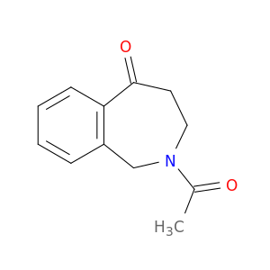 2-乙酰基-2,3,4,5-四氢-1H-2-苯并吖庚因-5-酮