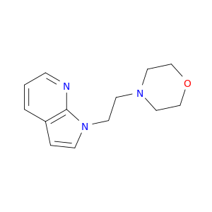 1H-Pyrrolo[2,3-b]pyridine, 1-[2-(4-morpholinyl)ethyl]-
