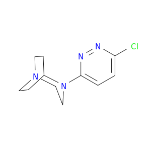 1,4-Diazabicyclo[3.2.2]nonane, 4-(6-chloro-3-pyridazinyl)-