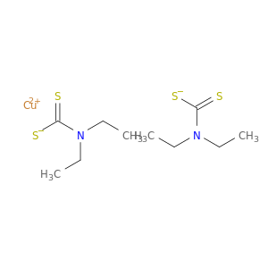 二乙基二硫代氨基甲酸铜(II)