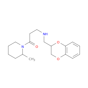 1-Propanone,3-[[(2,3-dihydro-1,4-benzodioxin-2-yl)methyl]amino]-1-(2-methyl-1-piperidinyl)-