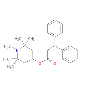 1,2,2,6,6-pentamethylpiperidin-4-yl 3,3-diphenylpropanoate