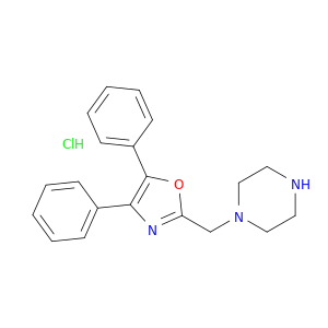 1-[(4,5-diphenyl-1,3-oxazol-2-yl)methyl]piperazine hydrochloride(1:1)