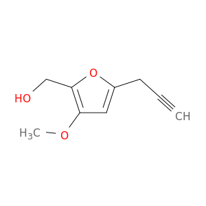 2-Furanmethanol, 3-methoxy-5-(2-propynyl)-