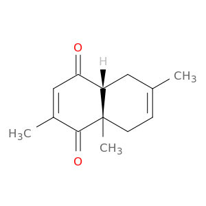 1,4-Naphthalenedione, 4a,5,8,8a-tetrahydro-2,6,8a-trimethyl-, cis-