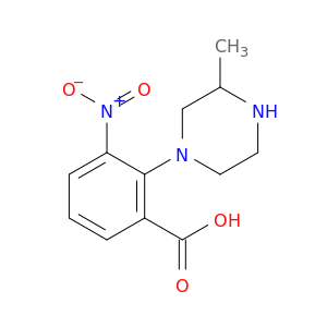 Benzoic acid,2-(3-methyl-1-piperazinyl)-3-nitro-