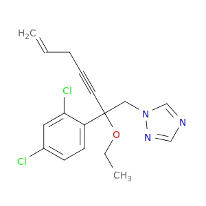 1H-1,2,4-Triazole, 1-[2-(2,4-dichlorophenyl)-2-ethoxy-6-hepten-3-ynyl]-