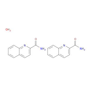 2-Quinolinecarboxamide, hydrate (2:1)