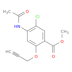 Methyl 4-acetamido-5-chloro-2-(prop-2-yn-1-yloxy)benzoate