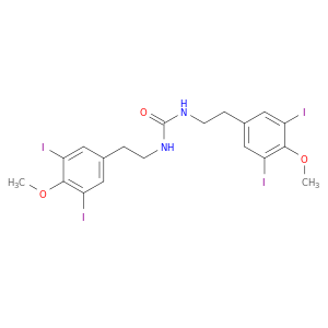 Urea, N,N'-bis[2-(3,5-diiodo-4-methoxyphenyl)ethyl]-
