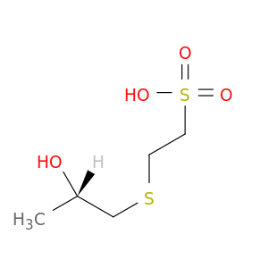 Ethanesulfonic acid, 2-[[(2S)-2-hydroxypropyl]thio]-