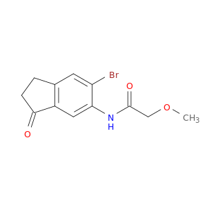 Acetamide, N-(6-bromo-2,3-dihydro-3-oxo-1H-inden-5-yl)-2-methoxy-