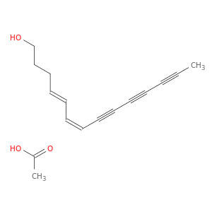 4,6-四碳二烯-8,10,12-三炔-1-醇,醋酸盐,(e,e)-