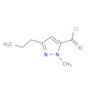1H-Pyrazole-5-carbonylchloride, 1-methyl-3-propyl-