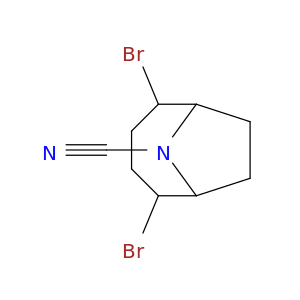 9-Azabicyclo[4.2.1]nonane-9-carbonitrile, 2,5-dibromo-