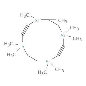 1,4,7,10-Tetrasilacyclododeca-2,8-diyne, 1,1,4,4,7,7,10,10-octamethyl-