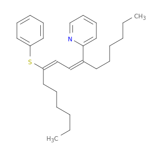 Pyridine, 2-[(1Z,3Z)-1-hexyl-4-(phenylthio)-1,3-decadienyl]-