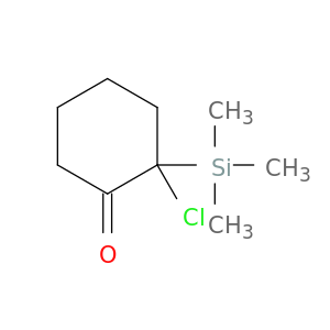 Cyclohexanone, 2-chloro-2-(trimethylsilyl)-