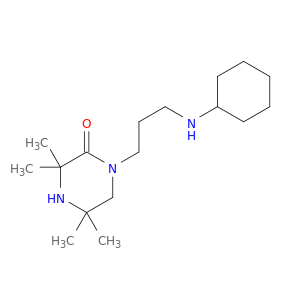 Piperazinone, 1-[3-(cyclohexylamino)propyl]-3,3,5,5-tetramethyl-