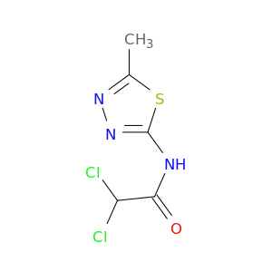 2,2-二氯-N-(5-甲基-1,3,4-噻唑-2-基)乙酰胺