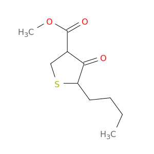3-Thiophenecarboxylic acid, 5-butyltetrahydro-4-oxo-, methyl ester