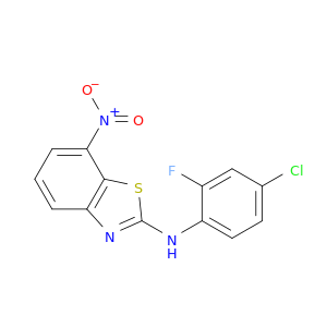 2-Benzothiazolamine, N-(4-chloro-2-fluorophenyl)-7-nitro-