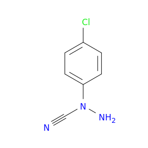Hydrazinecarbonitrile, 1-(4-chlorophenyl)-