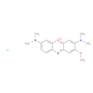 Phenoxazin-5-ium, 3,7-bis(dimethylamino)-2-methoxy-, chloride