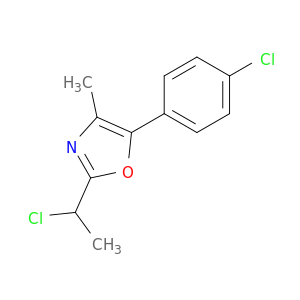2-(1-Chloroethyl)-5-(4-chlorophenyl)-4-methyl-1,3-oxazole