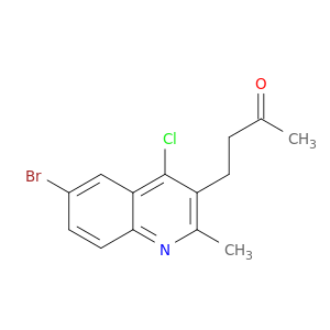 4-(6-Bromo-4-chloro-2-methylquinolin-3-yl)butan-2-one