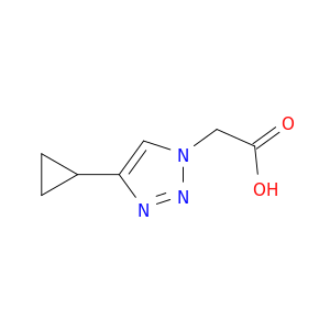 2-(4-cyclopropyl-1H-1,2,3-triazol-1-yl)acetic acid