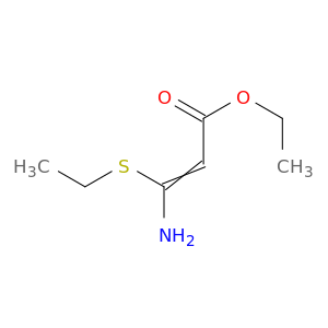 2-Propenoic acid, 3-amino-3-(ethylthio)-, ethyl ester
