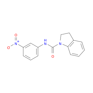 1H-Indole-1-carboxamide, 2,3-dihydro-N-(3-nitrophenyl)-
