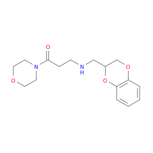1-Propanone,3-[[(2,3-dihydro-1,4-benzodioxin-2-yl)methyl]amino]-1-(4-morpholinyl)-