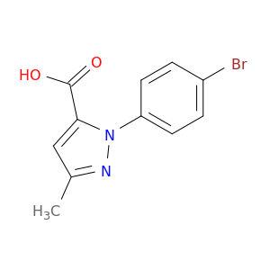 1-(4-Bromophenyl)-3-methyl-1H-pyrazole-5-carboxylic acid
