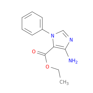 1H-Imidazole-5-carboxylic acid, 4-amino-1-phenyl-, ethyl ester