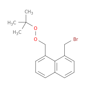 Peroxide, [8-(bromomethyl)-1-naphthalenyl]methyl 1,1-dimethylethyl
