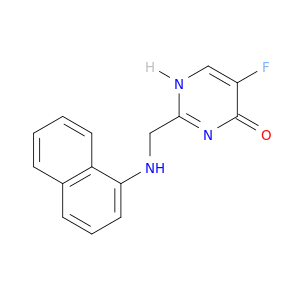 4(1H)-Pyrimidinone, 5-fluoro-2-[(naphthalenylamino)methyl]-