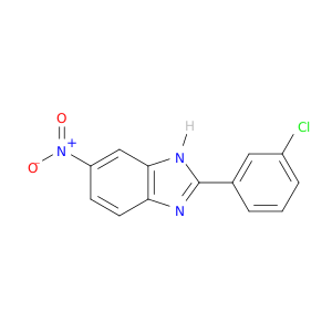 1H-Benzimidazole, 2-(3-chlorophenyl)-5-nitro-