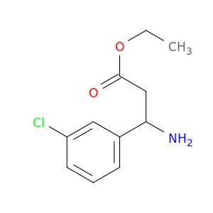 Ethyl 3-amino-3-(3-chlorophenyl)propanoate