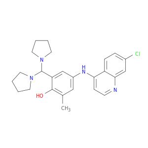 4-((7-Chloro-4-quinolyl)amino)-alpha,alpha-di-1-pyrrolidinyl-2,6-xylenol