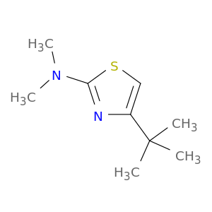 2-Thiazolamine, 4-(1,1-dimethylethyl)-N,N-dimethyl-