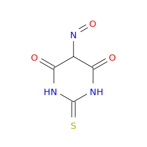 4,6(1H,5H)-Pyrimidinedione, dihydro-5-nitroso-2-thioxo-