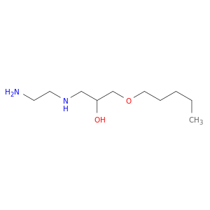 2-Propanol,1-[(2-aminoethyl)amino]-3-(pentyloxy)-