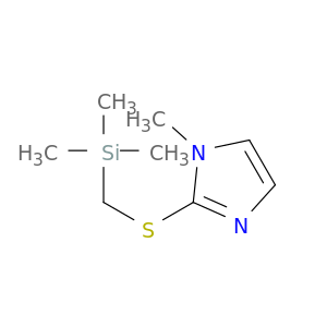 1H-Imidazole, 1-methyl-2-[[(trimethylsilyl)methyl]thio]-