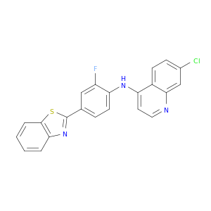 4-Quinolinamine, N-[4-(2-benzothiazolyl)-2-fluorophenyl]-7-chloro-
