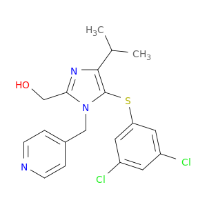 1H-Imidazole-2-methanol,5-[(3,5-dichlorophenyl)thio]-4-(1-methylethyl)-1-(4-pyridinylmethyl)-