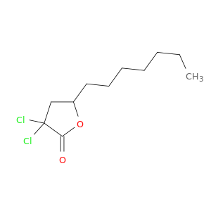 2(3H)-Furanone, 3,3-dichloro-5-heptyldihydro-