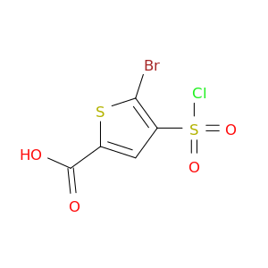 5-Bromo-4-(chlorosulfonyl)thiophene-2-carboxylic Acid